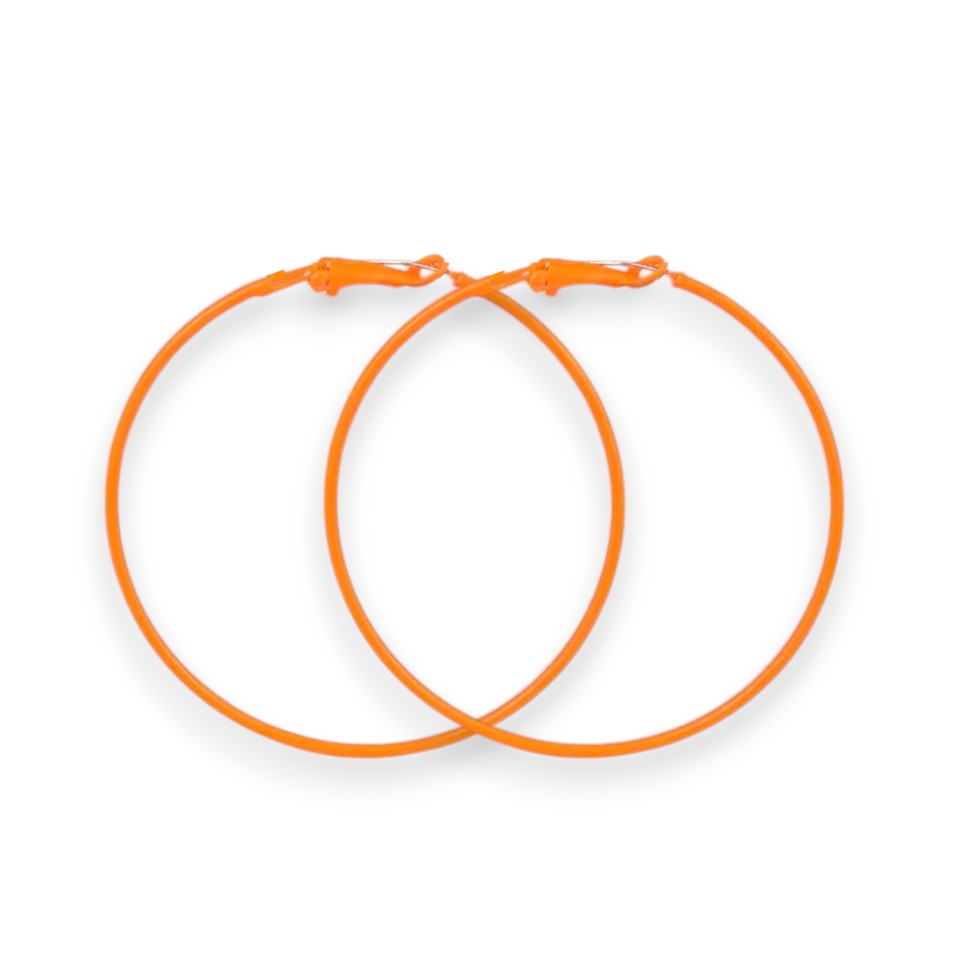 Amnesia Jewellery | Large Colourful Party Fashion Hoop Earrings