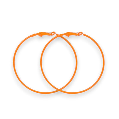 Amnesia Jewellery | Large Colourful Party Fashion Hoop Earrings