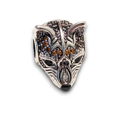 Orange Cubic Zirconia Fox Charm