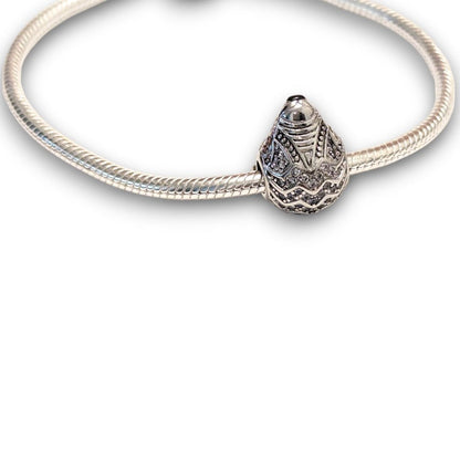 Orange Cubic Zirconia Fox Charm