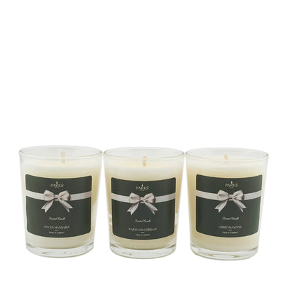 Christmas Candle Votive Set 3 x 80g