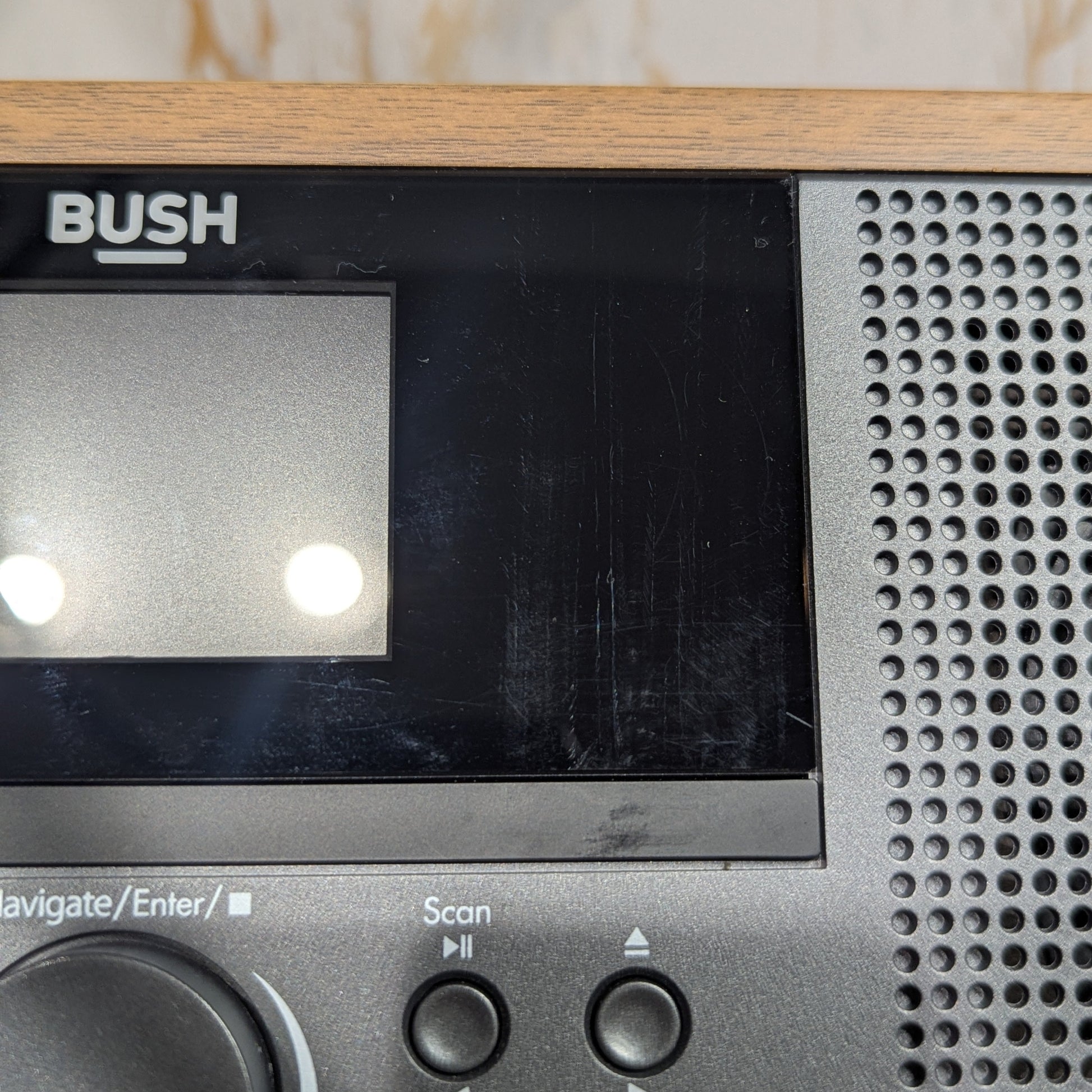 Bush CD player with Bluetooth, DAB+ & FM radio. Stylish wood finish, compact design & great sound. Shop now at New, Used and More!