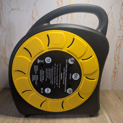 SLx Outdoor Heavy Duty Extension Lead - Waterproof - 30m - 2 Socket Extension Reel