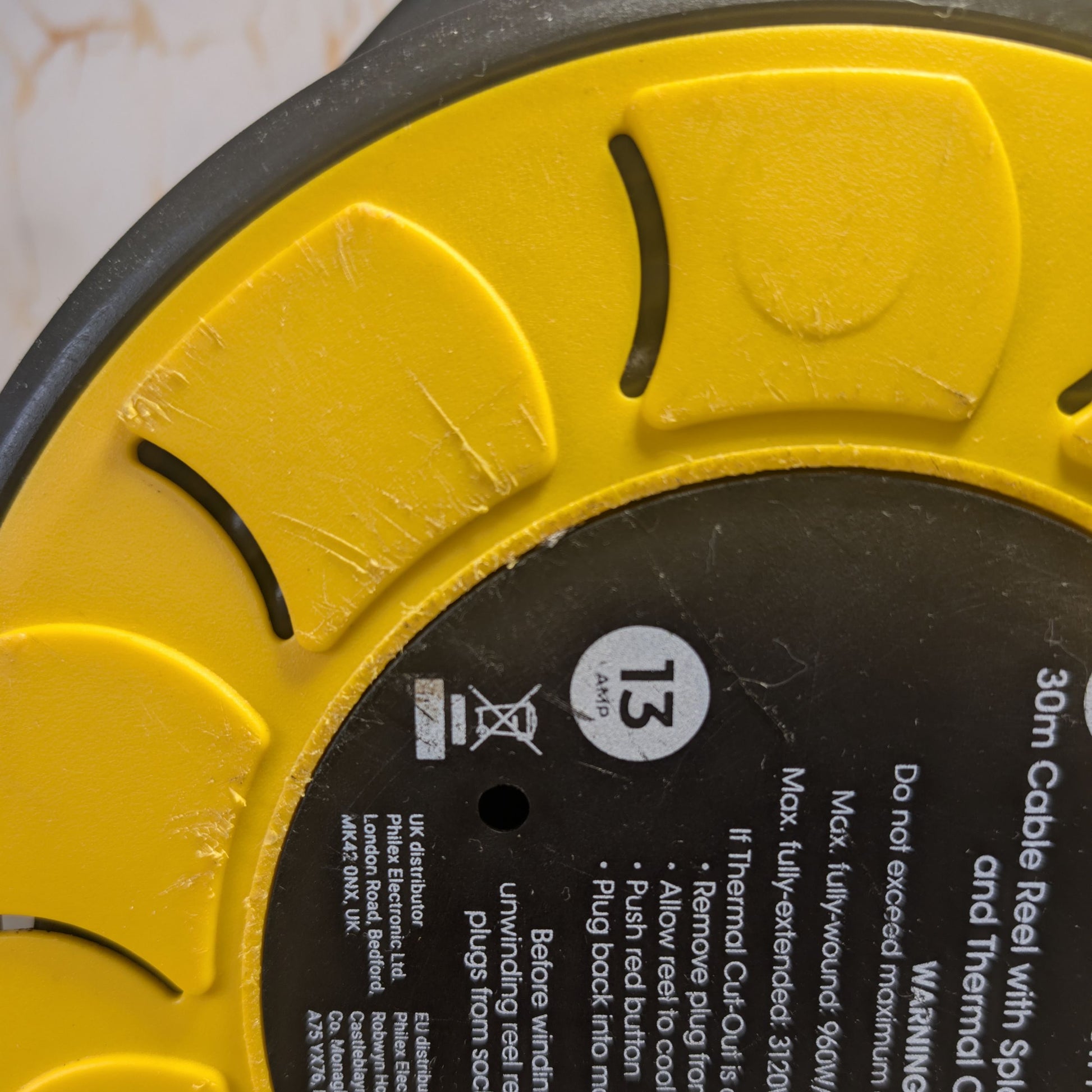 SLx Outdoor Heavy Duty Extension Lead - Waterproof - 30m - 2 Socket Extension Reel