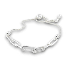 Paperclip Link Bolo Bracelet