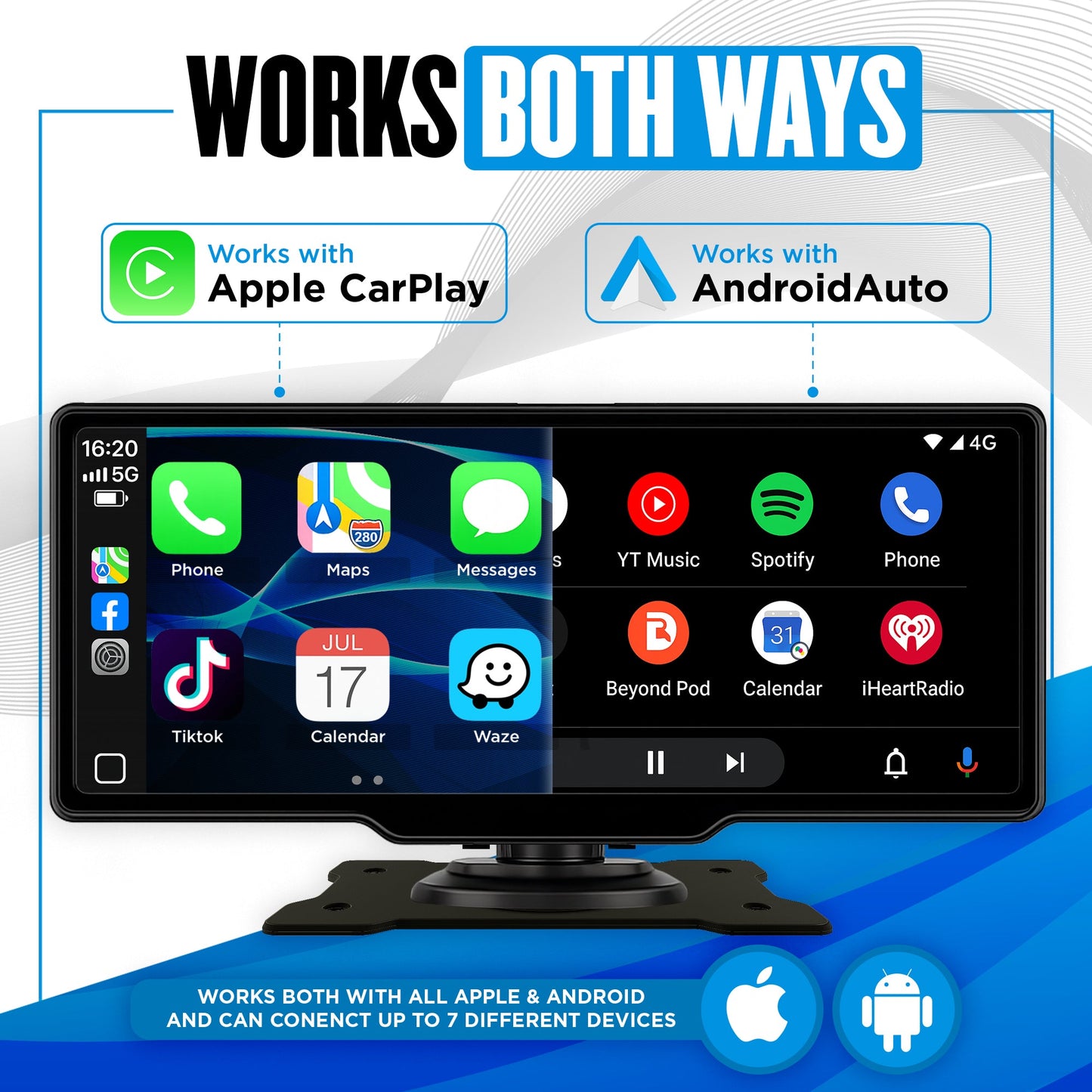 SmartDash™ Pro CarPlay Tablet 2025