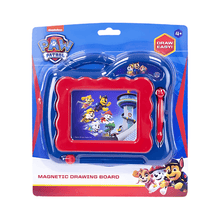 Paw Patrol magnetic drawing board in packaging with cartoon characters on a white background