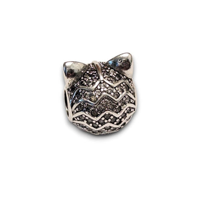 Pink Cubic Zirconia Fox Charm