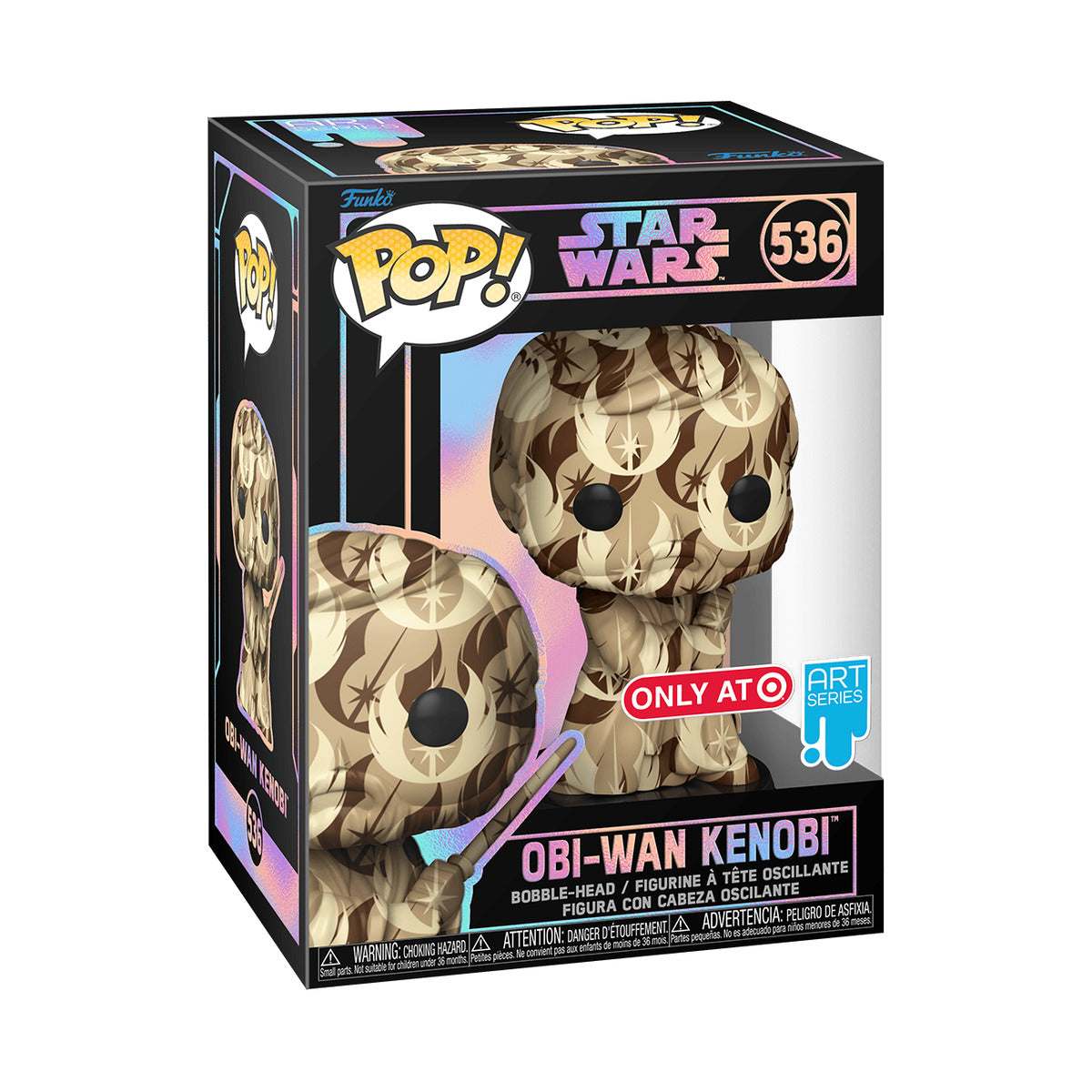 Funko Pop! packaging for Obi-Wan Kenobi with limited edition label