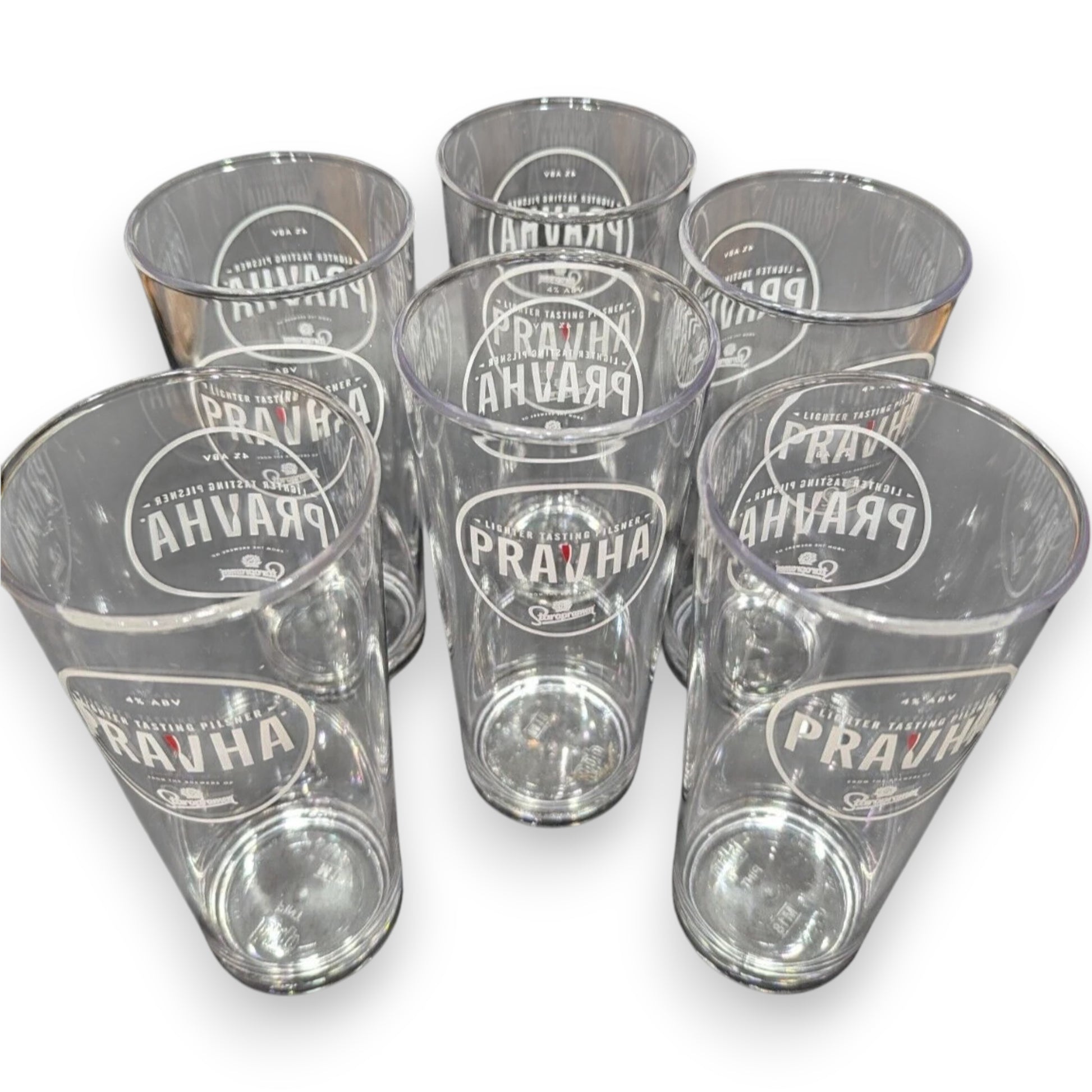 Pravha Polycarbonate Pint Glasses Set of 6 | New, Used and More