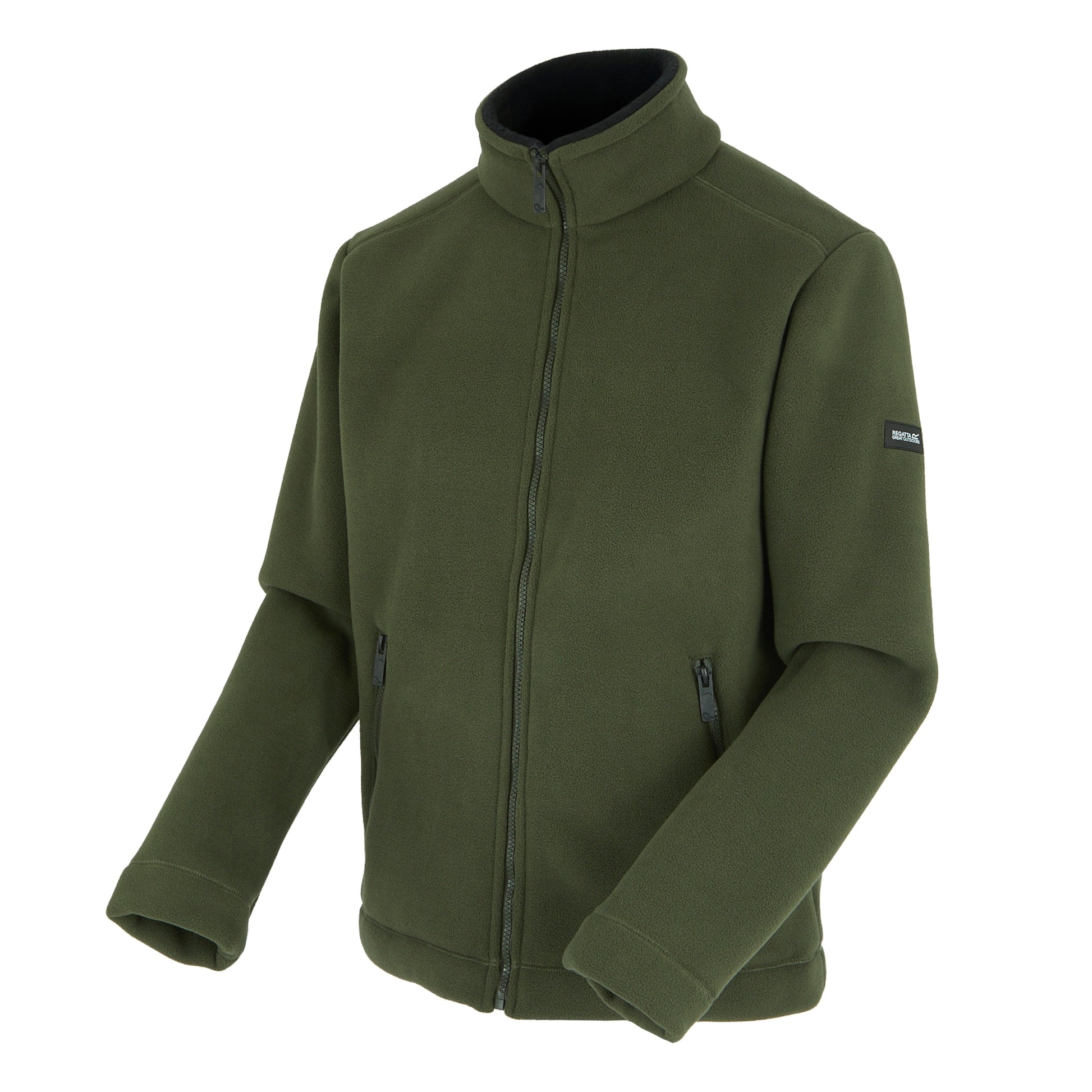 Men's Garrian II Full Zip Fleece - Dark Khaki - UK Mens M
