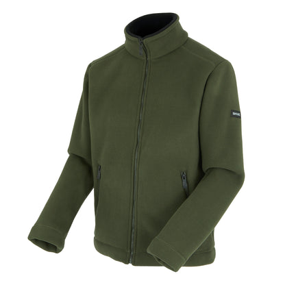Men's Garrian II Full Zip Fleece - Dark Khaki - UK Mens M