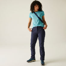 Women's Geo II Softshell Walking Trousers - Navy Blue - 10S