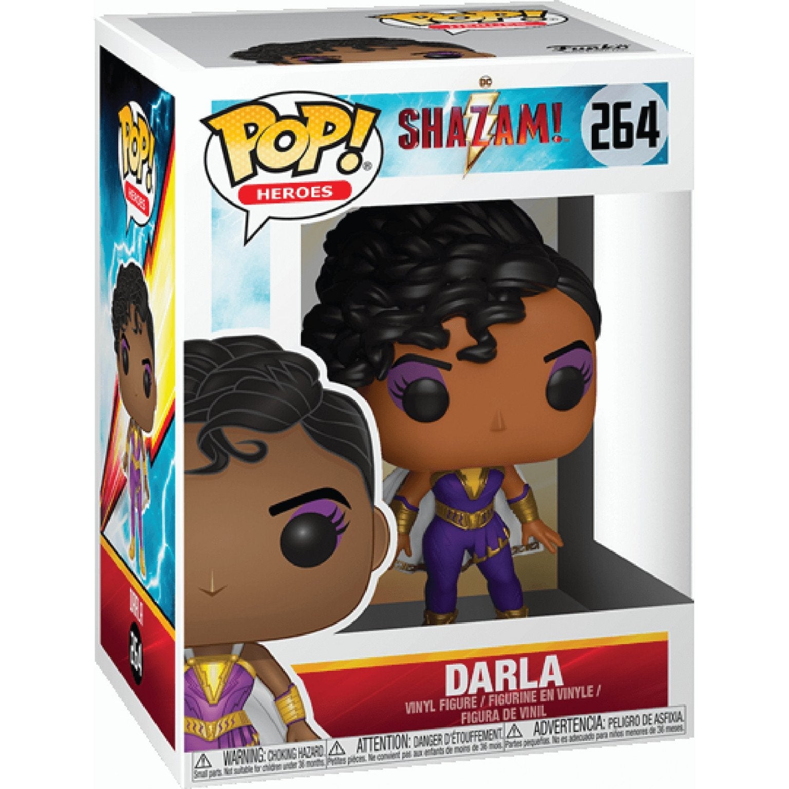 Funko Pop! figure of Darla in Shazam! packaging