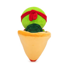 TMNT Plush toy resembling a turtle in a pot on a white background