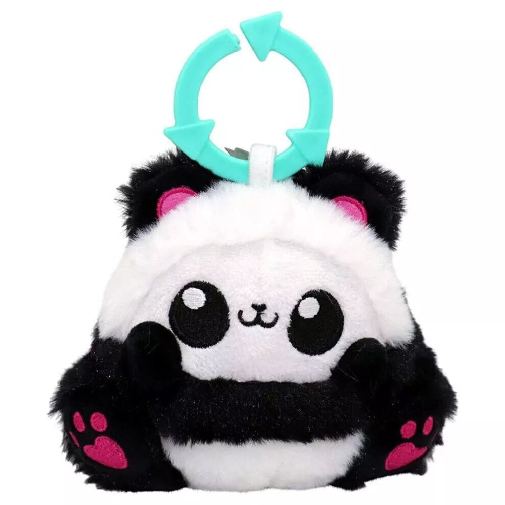 Adorable Recyclings Resoftables Panda plush made from 100% recycled bottles. Eco-friendly, cuddly & sustainable toy. Shop now at New, Used and More!