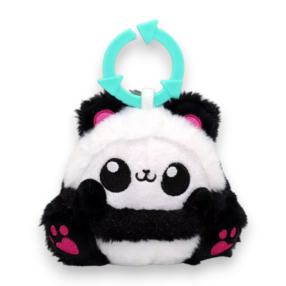 Adorable Recyclings Resoftables Panda plush made from 100% recycled bottles. Eco-friendly, cuddly & sustainable toy. Shop now at New, Used and More!