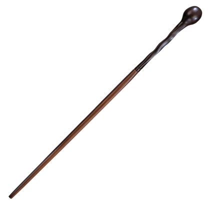 Marauders Wand with a dark brown handle on a white background