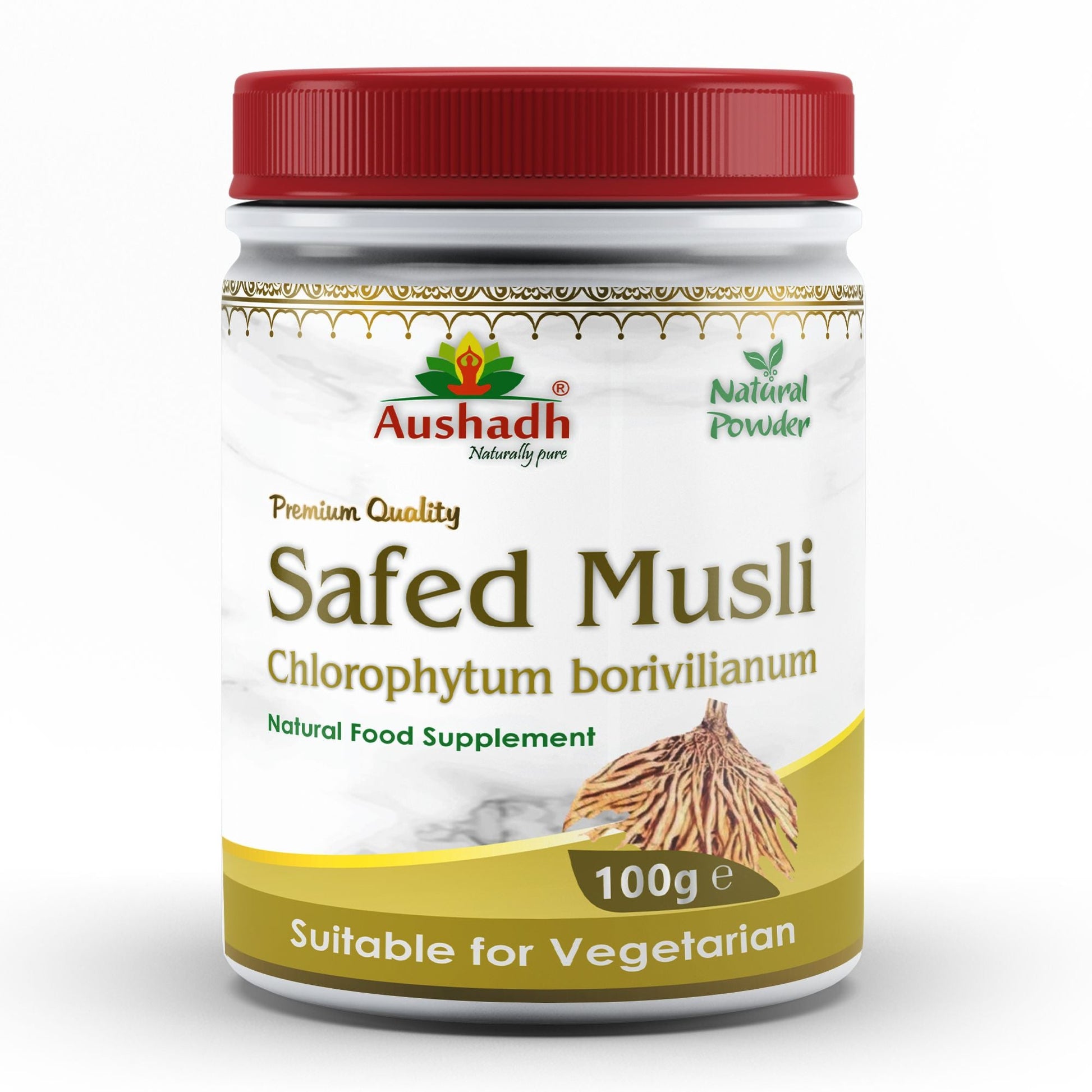 Safed Musli Powder (Chlorophytum Borivilianum)