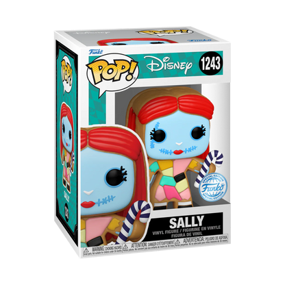 Funko Pop! Sally vinyl figure packaging with Disney branding