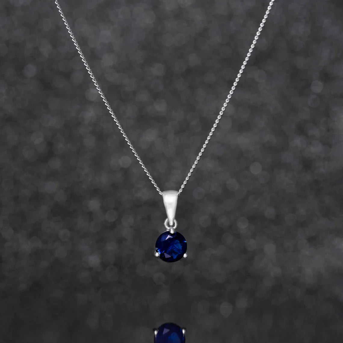 September Birthstone Pendant Necklace
