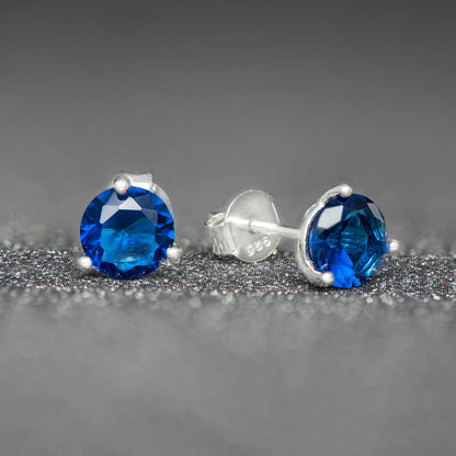 September Birthstone Stud Earrings