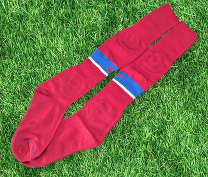 Nike Classic Y2K Football Socks Red & Blue Band | New, Used and More