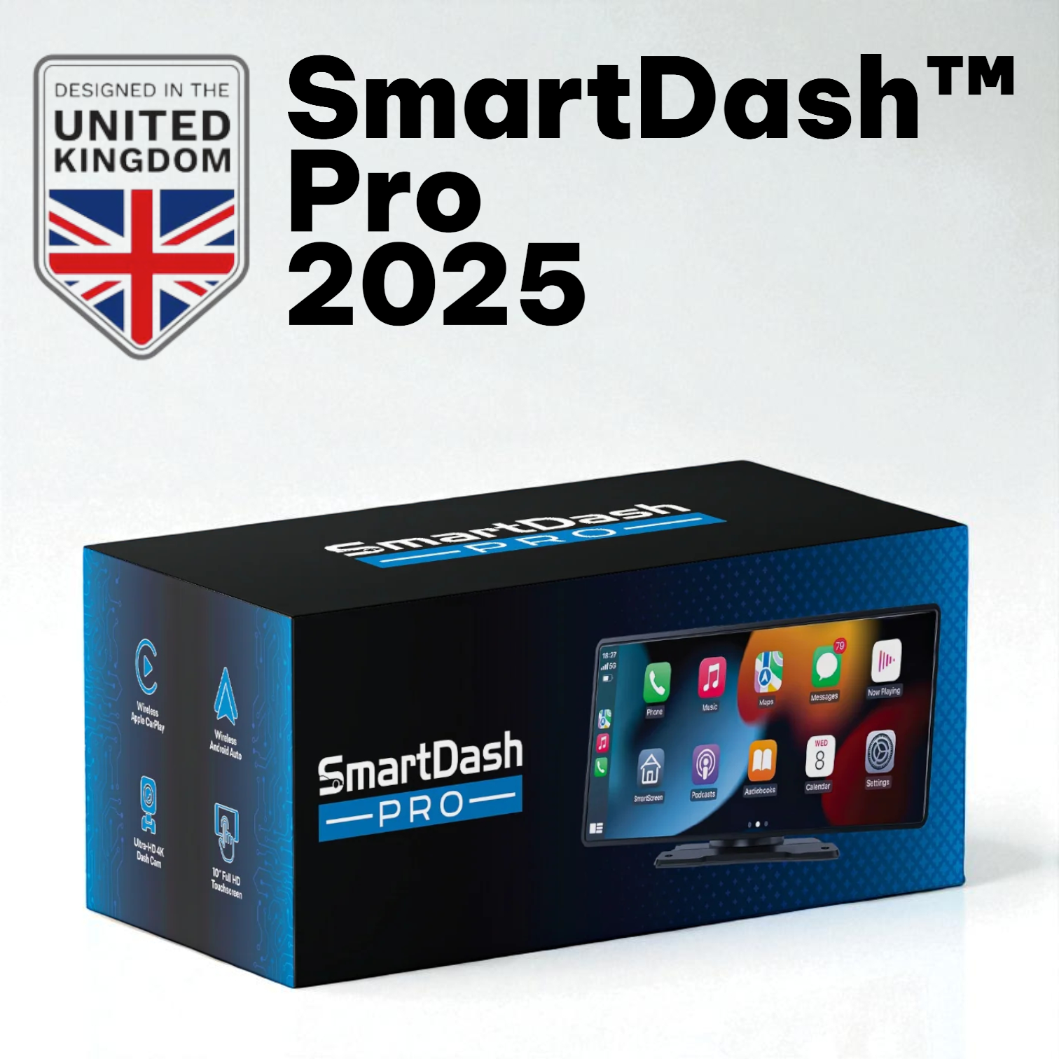 SmartDash Pro 2025 packaging with brand logo and product image on a white background