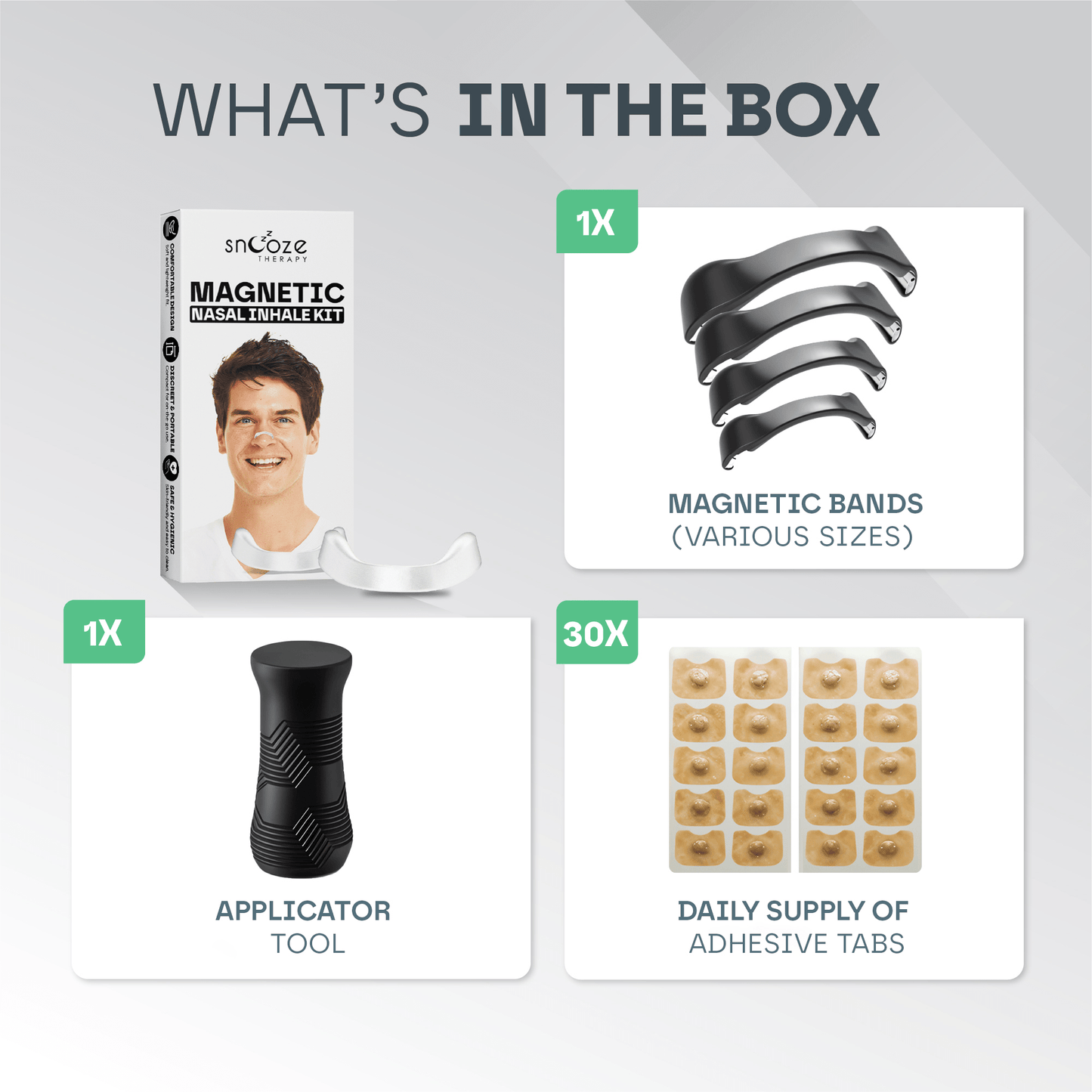 Magnetic Nasal Breathing Kit