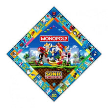 Monopoly Sonic the Hedgehog board game box on a white background