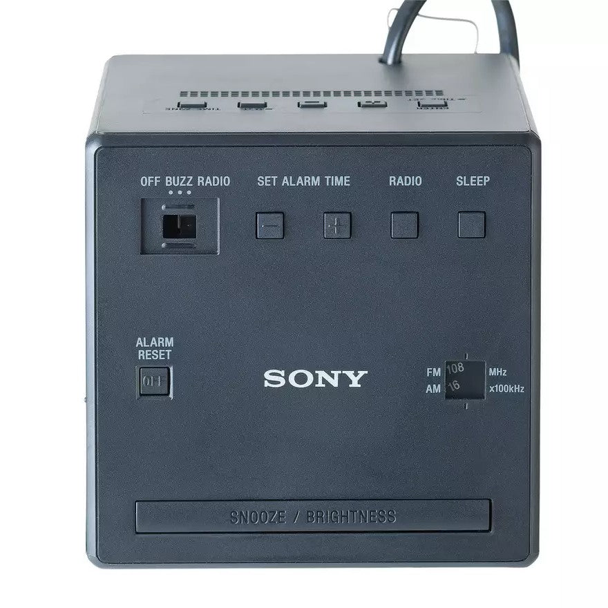 Sony ICF-C1B cube FM/AM clock radio with LED display, dual alarm & sleep timer. Stylish & reliable. Shop now at New, Used and More!