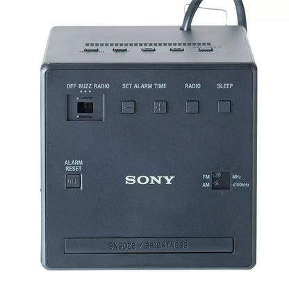 Sony ICF-C1B cube FM/AM clock radio with LED display, dual alarm & sleep timer. Stylish & reliable. Shop now at New, Used and More!