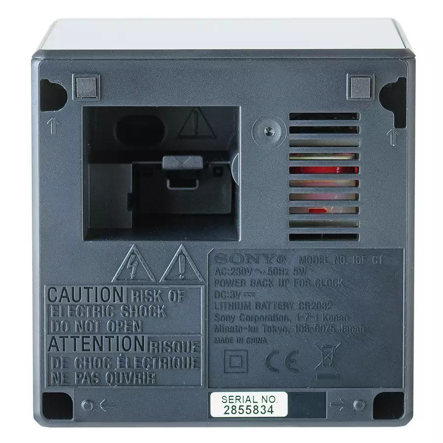 Sony ICF-C1B cube FM/AM clock radio with LED display, dual alarm & sleep timer. Stylish & reliable. Shop now at New, Used and More!