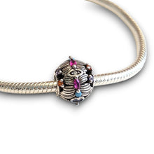 Silver Butterfly Bead Charm