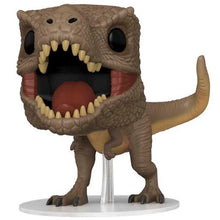 Dinosaur-like toy figure with open mouth on a white background