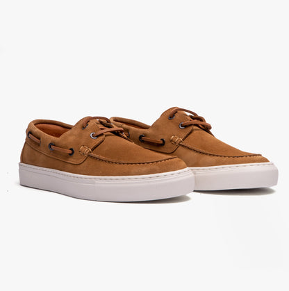 Ted Baker EUENS Mens Boat Shoes Tan