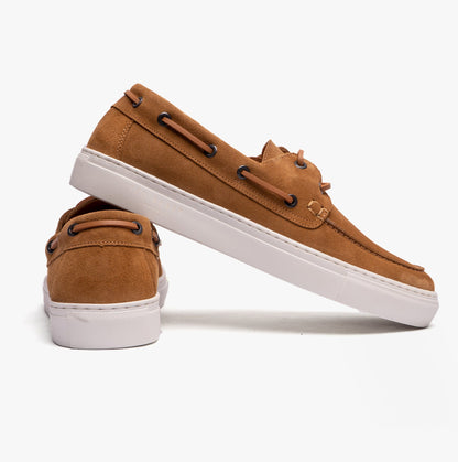 Ted Baker EUENS Mens Boat Shoes Tan