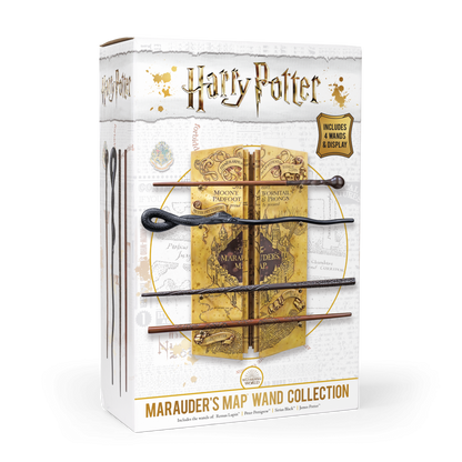 Box of Harry Potter Marauder's Map Wand Collection on a white background