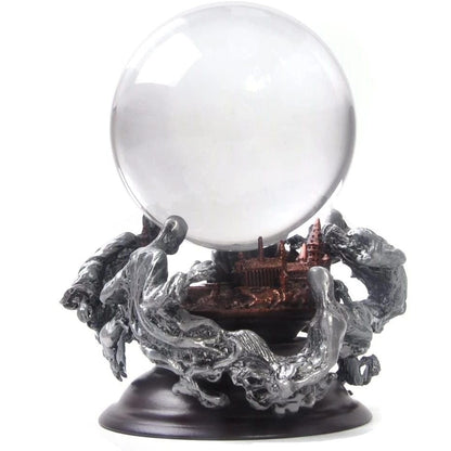 Dementors crystal ball on a decorative base