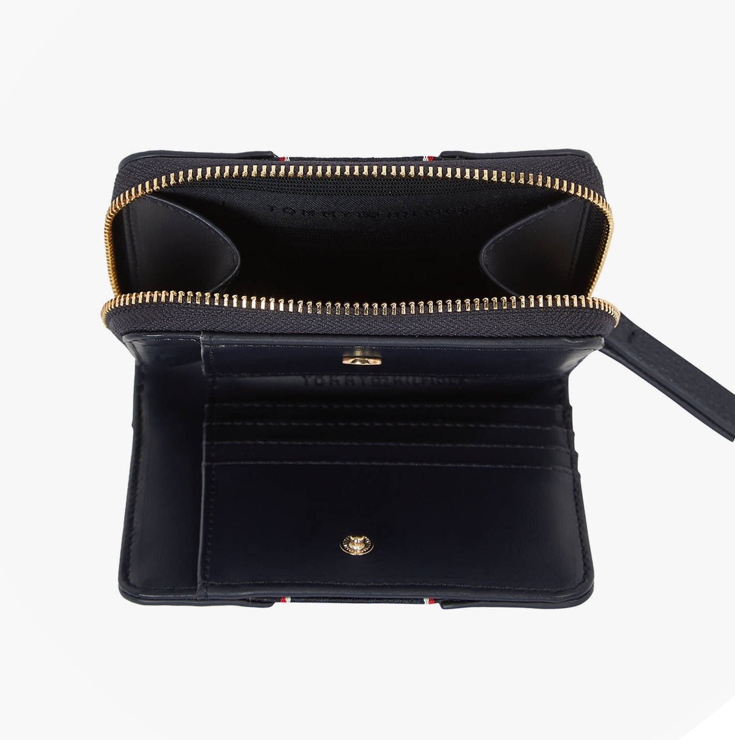 Tommy Hilfiger Womens monogram wallet with TH signature Navy