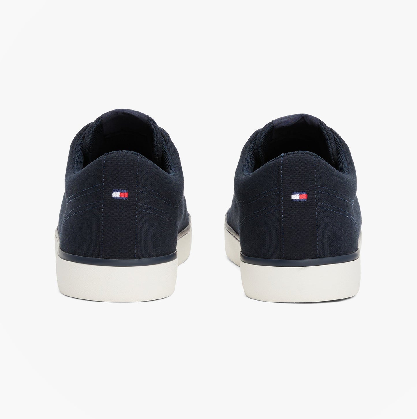 Tommy Hilfiger HI VULC LOW CORE Mens Canvas Trainers Desert Sky