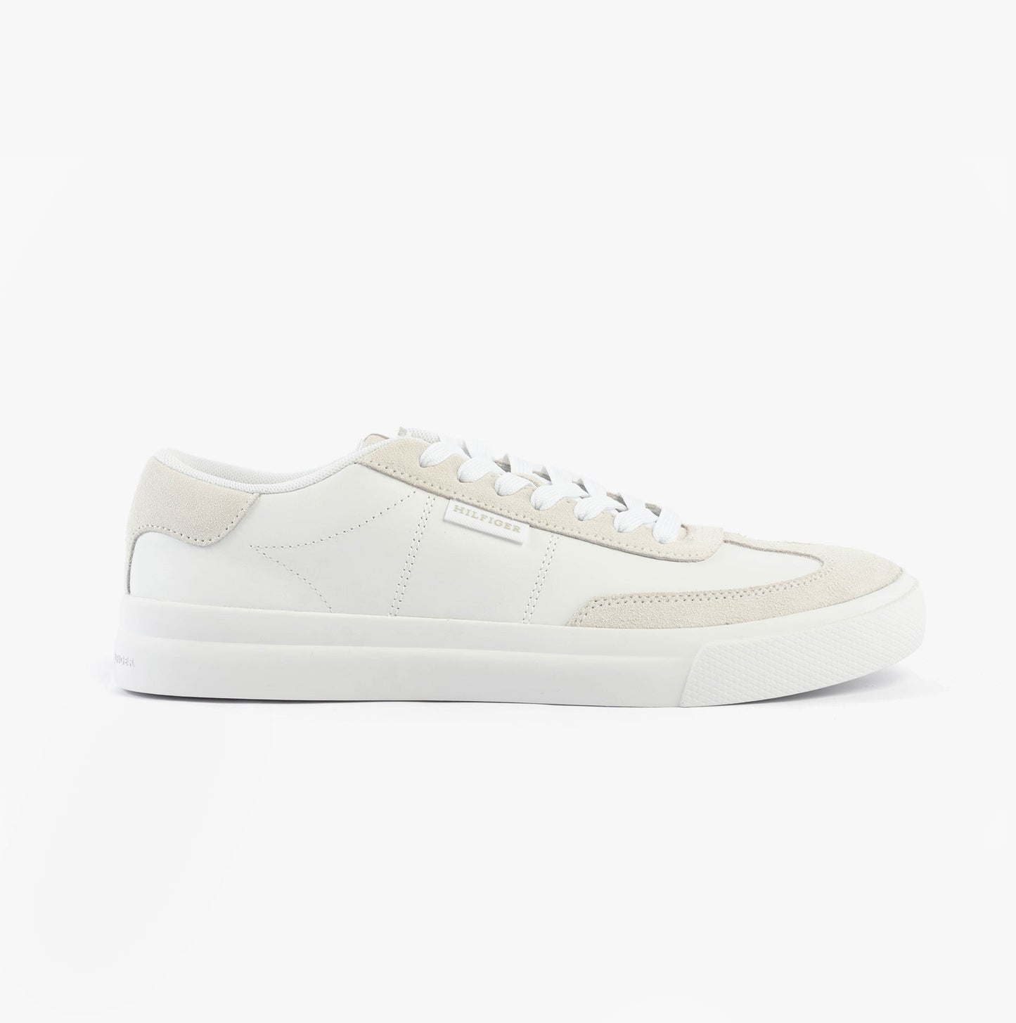 Tommy Hilfiger SUEDE CONTRAST CUPSOLE Mens Trainers White