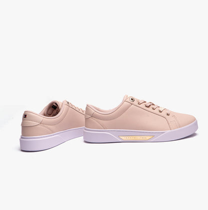 Tommy Hilfiger GOLDEN COURT Womens Trainers Cashmere Creme