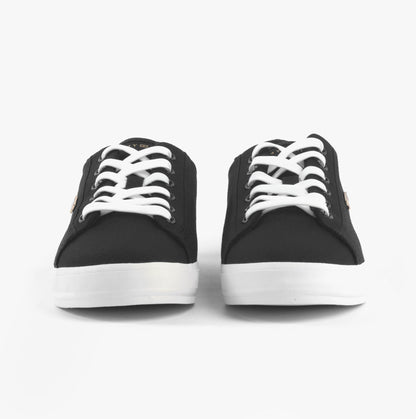 Tommy Hilfiger CANVAS METALLIC HEEL Womens Trainers Black