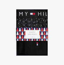 Tommy Hilfiger TRUNK PRINT & SOCK SET GOLD Mens Gift Sets Constellation Dots/Black