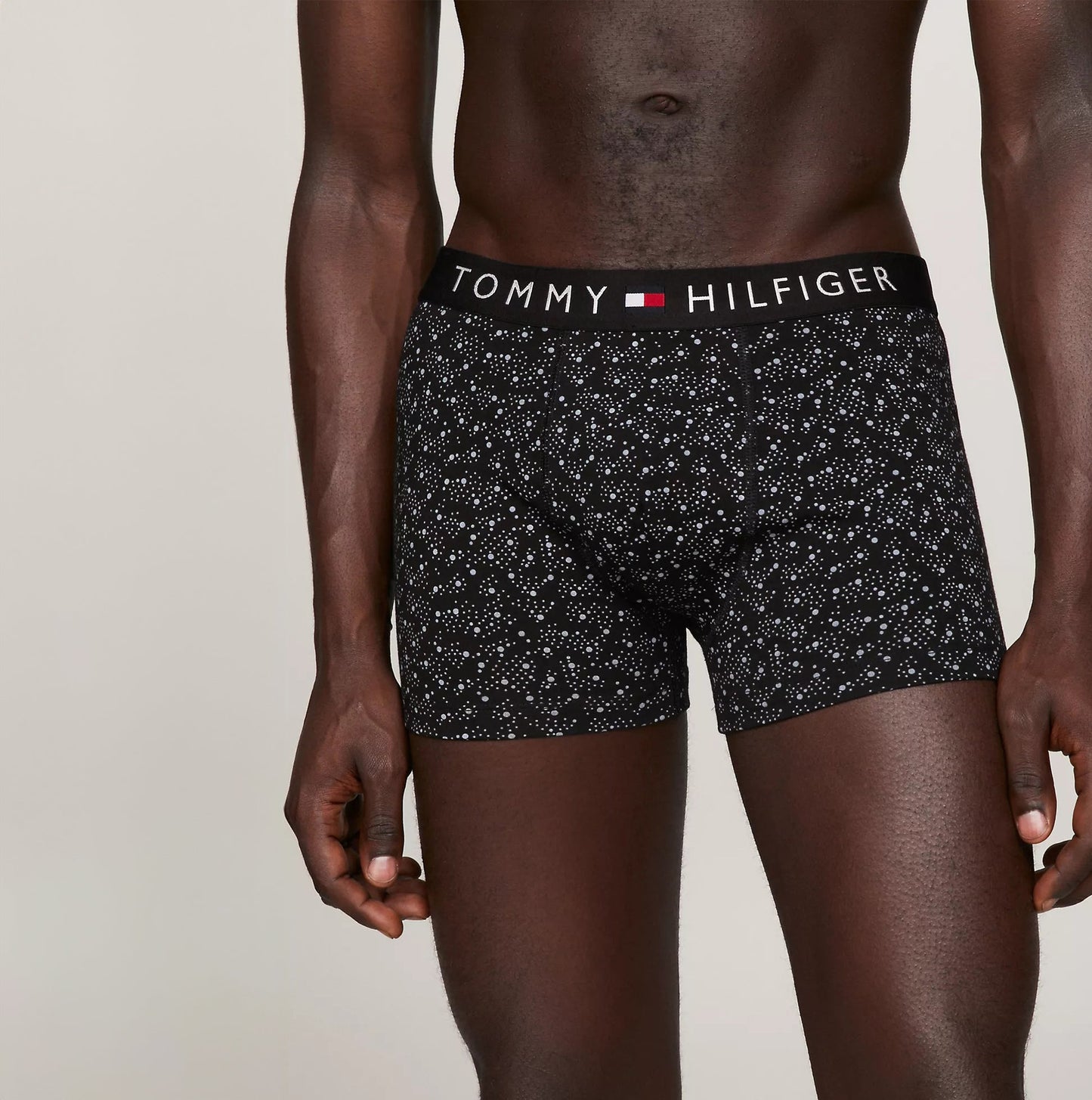 Tommy Hilfiger TRUNK PRINT & SOCK SET GOLD Mens Gift Sets Constellation Dots/Black