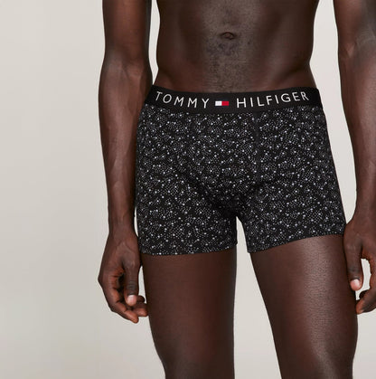 Tommy Hilfiger TRUNK PRINT & SOCK SET GOLD Mens Gift Sets Constellation Dots/Black