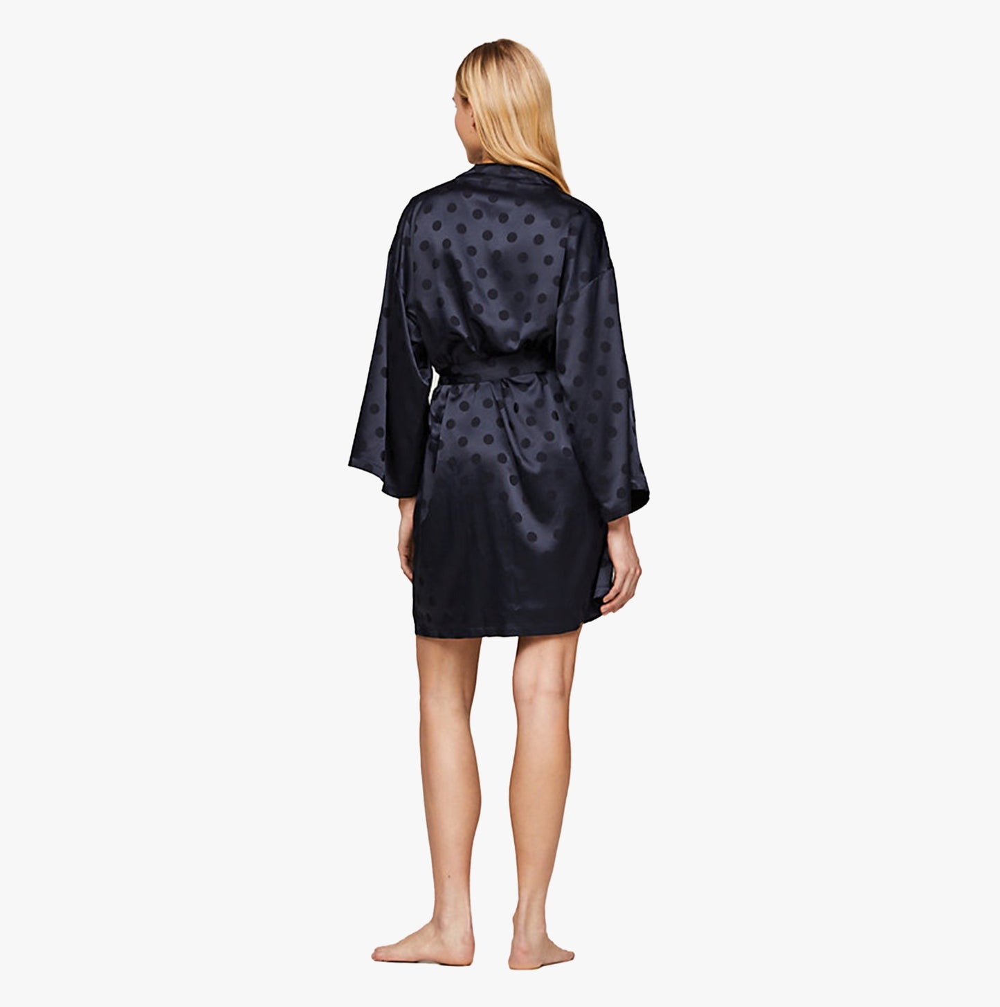 Tommy Hilfiger KIMONO POLKA DOTS Womens Bathrobe Desert Sky