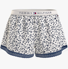 Tommy Hilfiger WOVEN SHORT PRINT Womens Shorts Feather Print Ecru