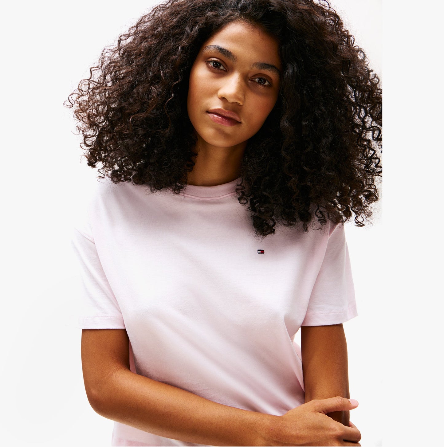 Tommy Hilfiger Womens Cotton Short Pyjama Set Light Pink